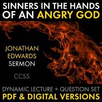 Preview of "Sinners in the Hands of an Angry God," Jonathan Edwards’ Puritan Sermon, CCSS