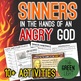 Sinners in the Hands of an Angry God Worksheets, PowerPoint, Task Cards