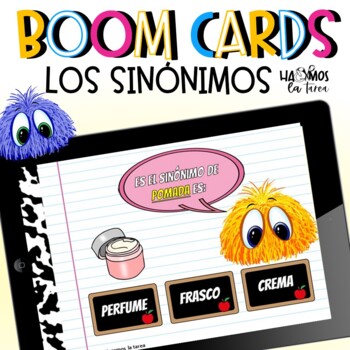 Preview of Sinónimos - Boom Cards