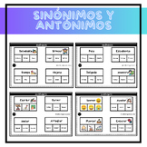 Sinónimos y antónimos - Español - Spanish - vocabulario - 