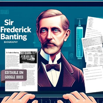 Preview of Sir Frederick Banting Biography - Canadian Hero, Reading Resource, Digital