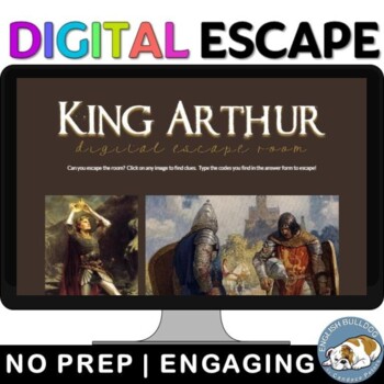 Preview of Sir Gawain and the Green Knight & Le Morte d'Arthur Digital Escape Room Review