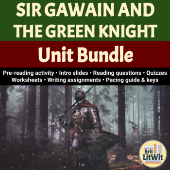 Preview of Sir Gawain and the Green Knight Unit Bundle