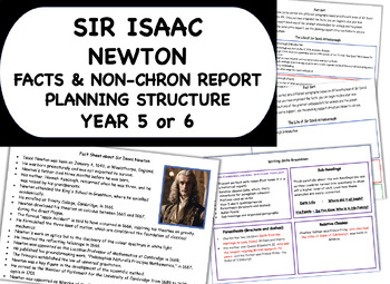 Preview of Sir Isaac Newton Non-Chronological Report (Facts and Structure)
