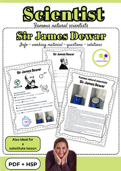 Preview of Sir James Dewar | Scientist | PDF H5P | Chemist | Chemistry