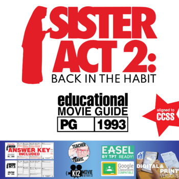 Preview of Sister Act 2: Back in the Habit Movie Guide | Worksheet | Questions (PG - 1993)