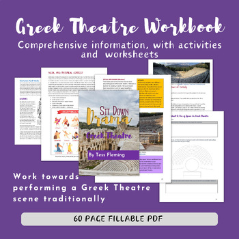 Preview of Greek Theatre/Theater: Perform like a Greek Actor Student Information & Workbook