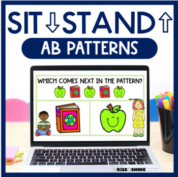 Preview of Sit Down Stand Up | AB Patterns Movement Digital Game