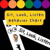 Sit, Look, Listen Positive Behavior Chart