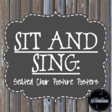 Sit and Sing - Seated Choir Posture Posters: Rustic