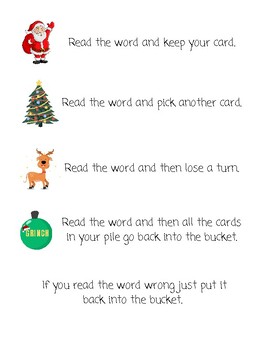 Site Words Christmas Game by Learning Lane Classroom | TPT
