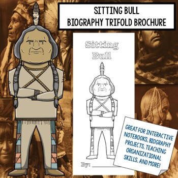 Preview of Sitting Bull Biography Trifold Graphic Organizer