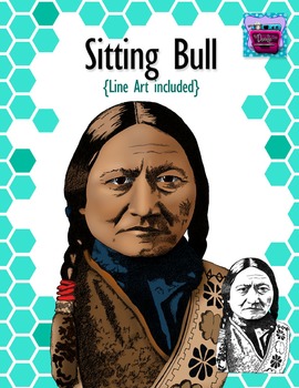 Preview of Sitting Bull Clipart - Realistic Image