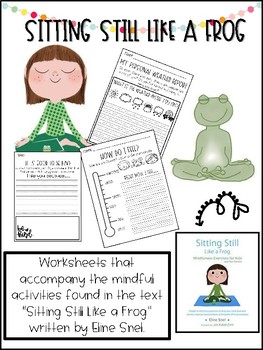 Preview of Sitting Still Like a Frog: Mindfulness Worksheets