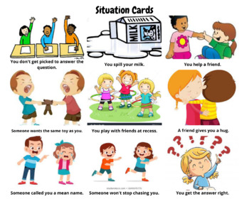 Preview of Situation Cards for Social Stories