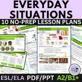 Situational English Everyday Situations ESL Bundle 10 No-p