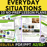 Situational English Everyday Situations for Tourism ESL Bundle