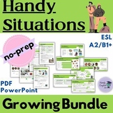 ESL Situational English Growing Bundle no prep lesson plans