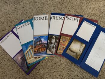 Preview of Six Ancient Civilization Lapbooks - History & Culture