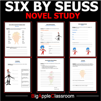 Preview of Six By Seuss - Novel Study