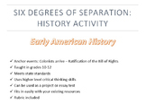 Six Degrees of Separation: Early American History Activity