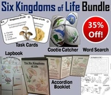 Six Kingdoms of Life Task Cards Activities (Classification