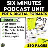 Six Minutes Podcast Unit Bundle