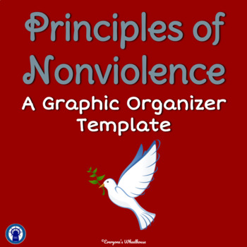 Preview of Six Principles of Nonviolence Graphic Organizer Template