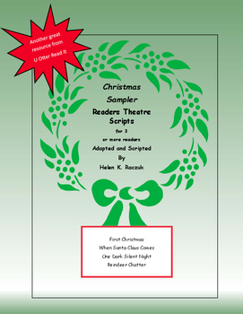 Preview of Early Literacy / Six Readers Theatre Scripts for Christmas