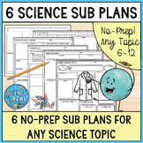 Six Science Sub Plans for Any Science Topic