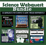 Six Science Webquests Bundle