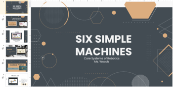 Preview of Six Simple Machines (Worksheet & Presentation) DIGITAL WORKSHEET