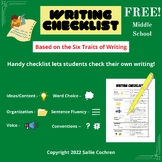 Six Traits of Writing Checklist for Grades 4 and Up