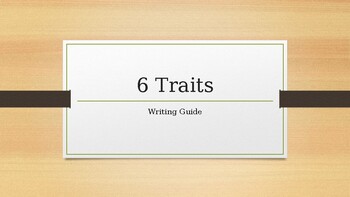 Preview of Six Traits Writing Introduction