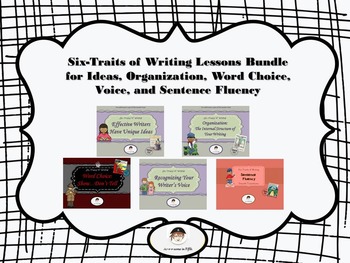 Preview of Six-Traits of Writing Bundle