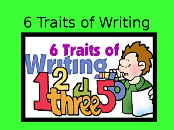 Preview of Six Traits of Writing PowerPoint