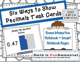 Six Ways to Show Decimals Task Cards