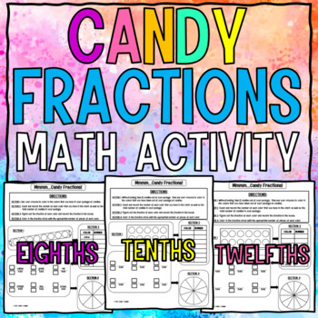 Preview of Candy Math Activity - Fraction Math