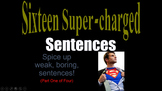 Sentence Structure Variety Lesson Motivate to write w/ pic
