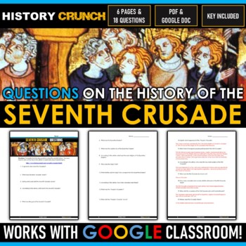 Preview of Seventh Crusade - Questions and Key (Google Doc Included)
