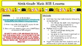 Sixth Grade Math Intervention Lessons and Assessments