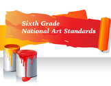 Sixth Grade National Core Art Standards Assessment Checklists