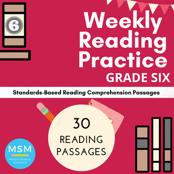 Preview of Sixth Grade Reading Comprehension Practice - Informational/Literary