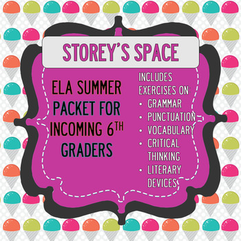 Preview of Sixth Grade Summer Packet (ELA)