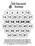 Sixty Second Sweep - Single Digit Multiplication