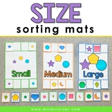 Size Comparison Sorting Mats [3 mats] | Small Medium Large