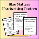 Size Matters Handwriting Posters Sizes 1-3