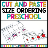 Size Ordering Cut and Paste Worksheets for Preschool | No 