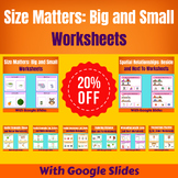 Size & Position Basics Worksheets Bundle for Kids.