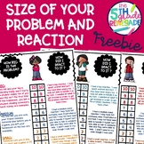 Size of My Problem, Size of My Reaction FREEBIE Anchor Chart
